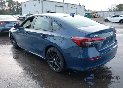 2025 Honda Civic Hybrid z USA, uszkodzony, nr VIN 2HGFE4F86SH343749